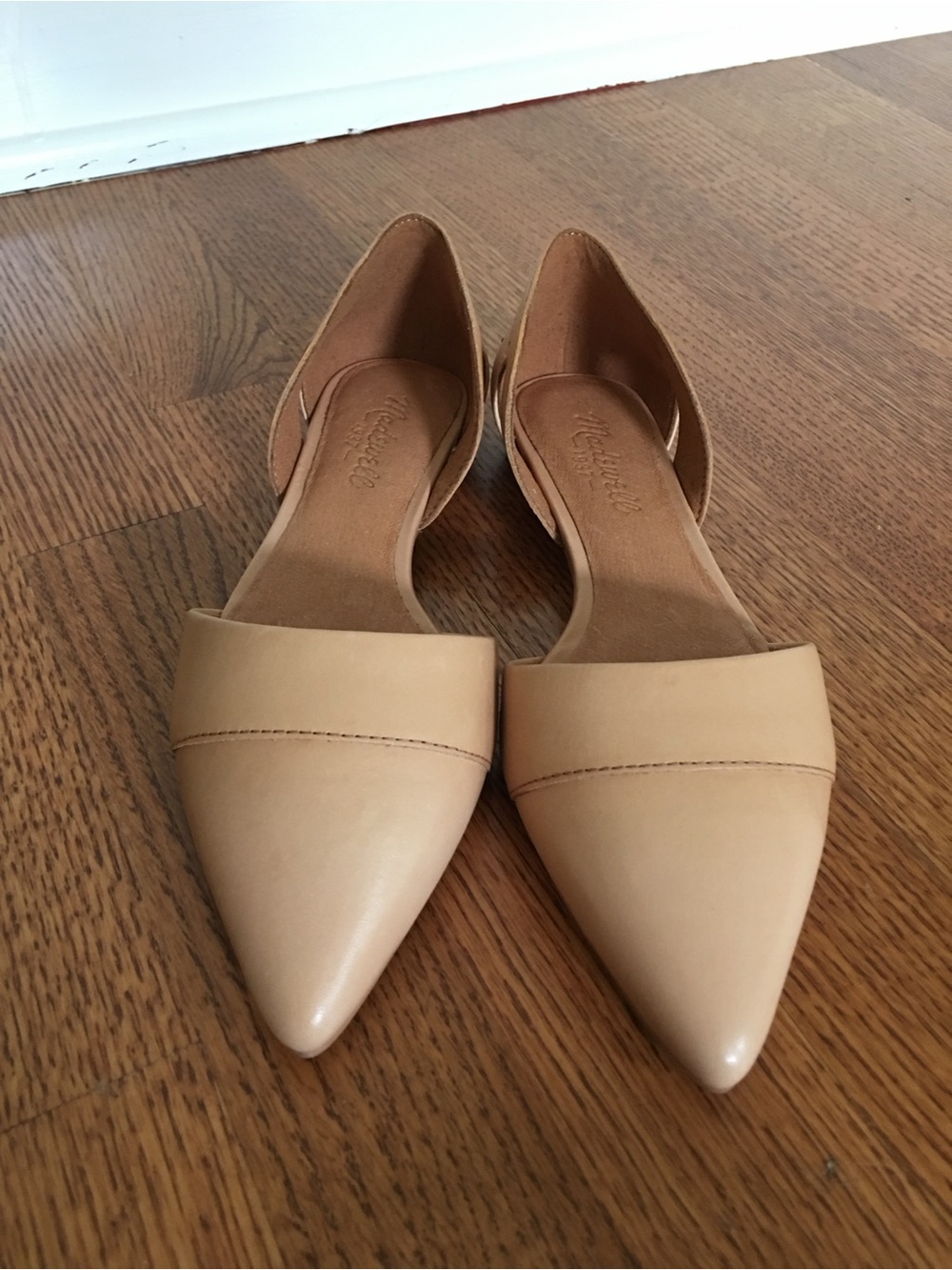 Madewell D’Orsay Flats, Warm Sand Nude, 6